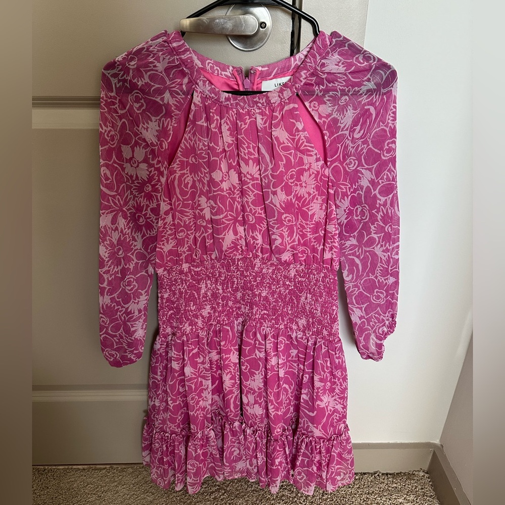 Pink floral dress from revolve